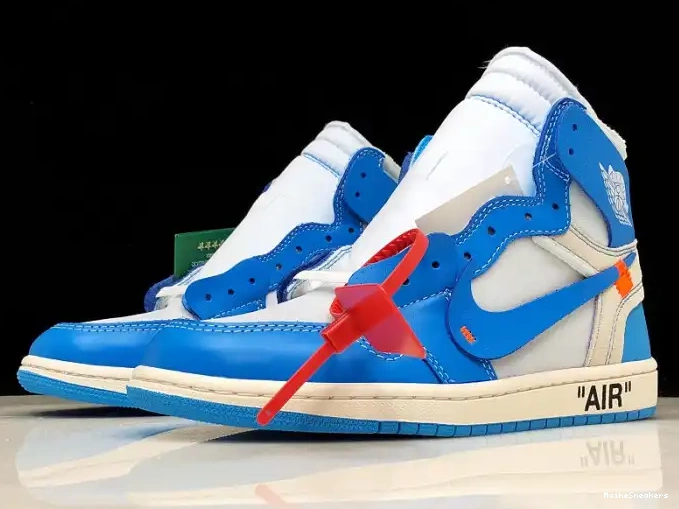 MaikeSneakers 1 UNC Air Off-White AQ0818-148 Jordan Blue Powder 0616